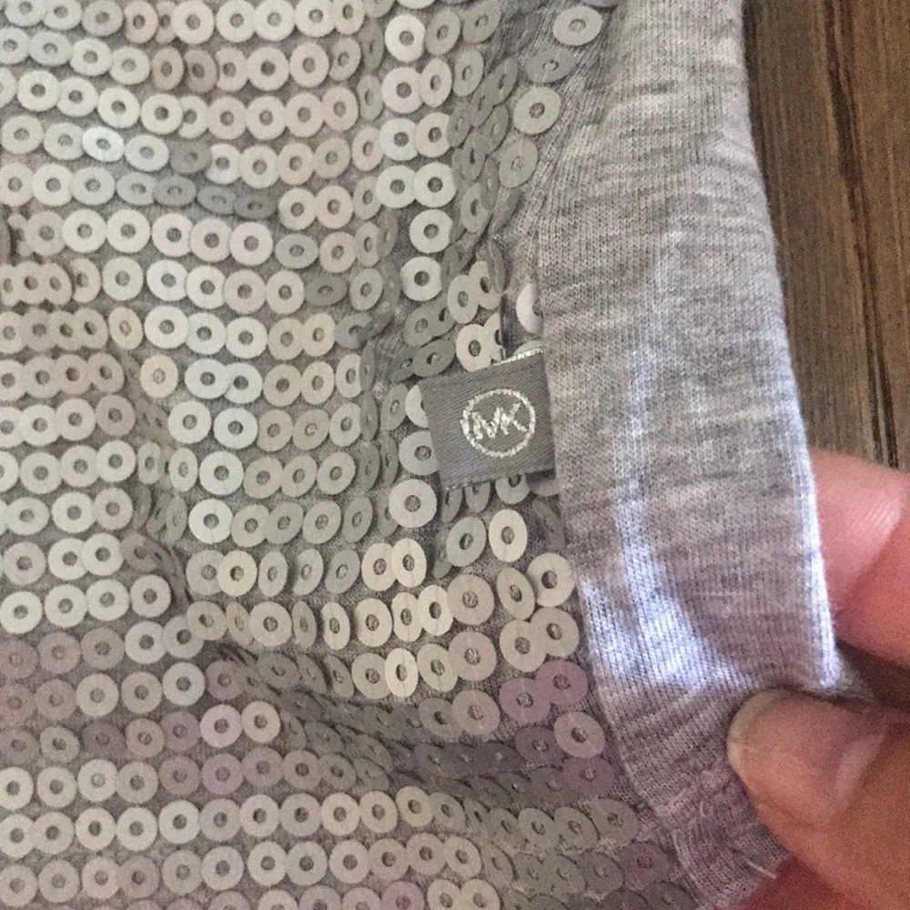 Sequins spaghetti strap tank top Michael Kors